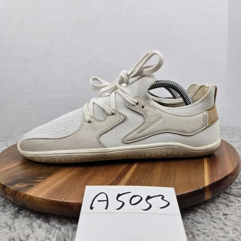 Vivobarefoot Womens 40 Primus Asana III Leather Natural Minimalist Training Shoe